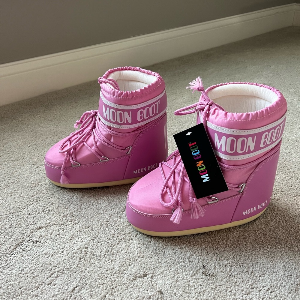 Moon Boot Pink Winter Boots